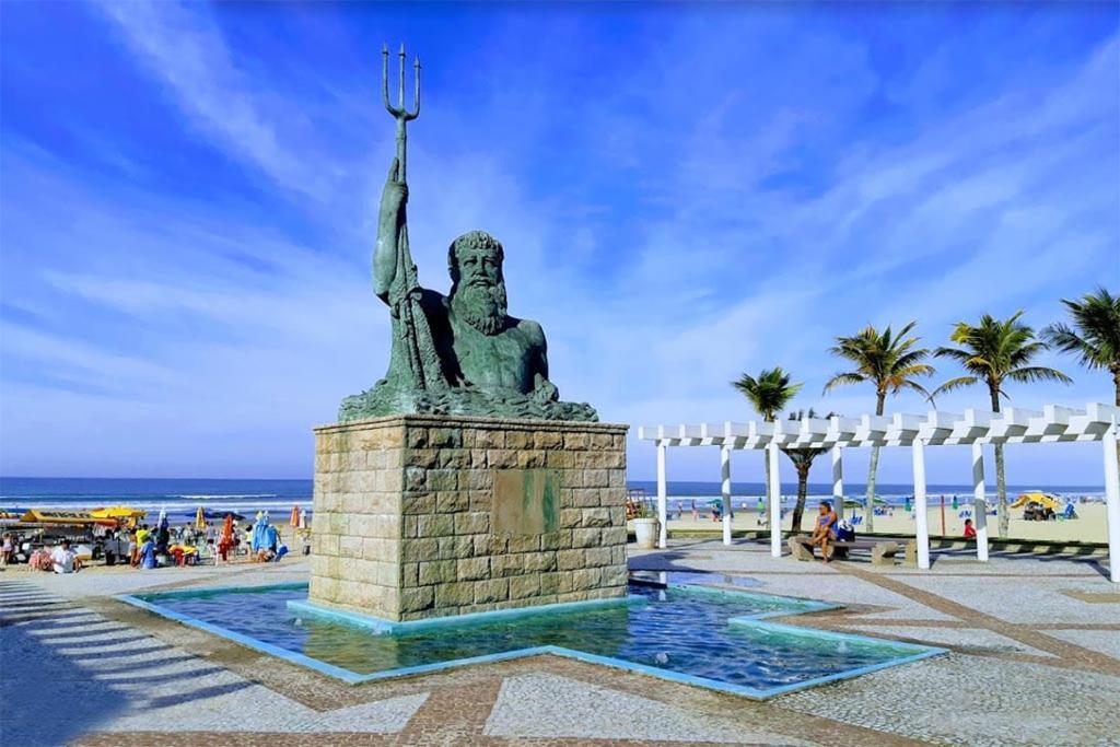 Praia Grande -Ocian Rio D'Ouro Ape 70Mt Do Mar Exterior foto